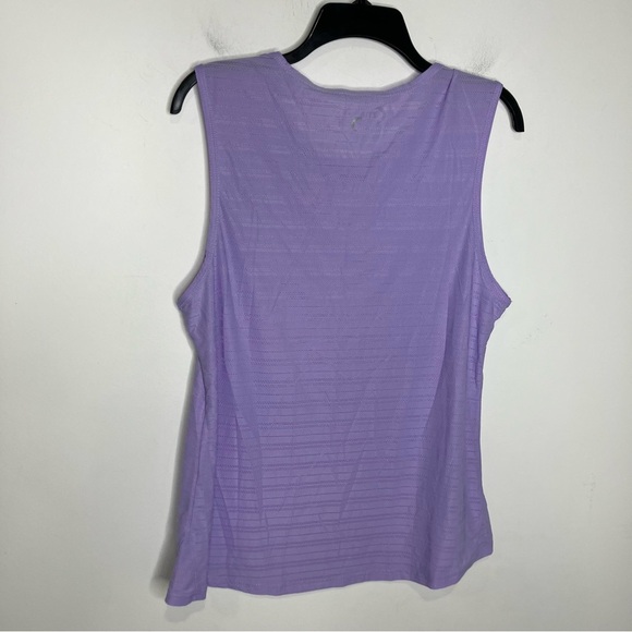 ZYIA Active lavender muscle tank top semi sheer women’s size XL activewear - Picture 5 of 6